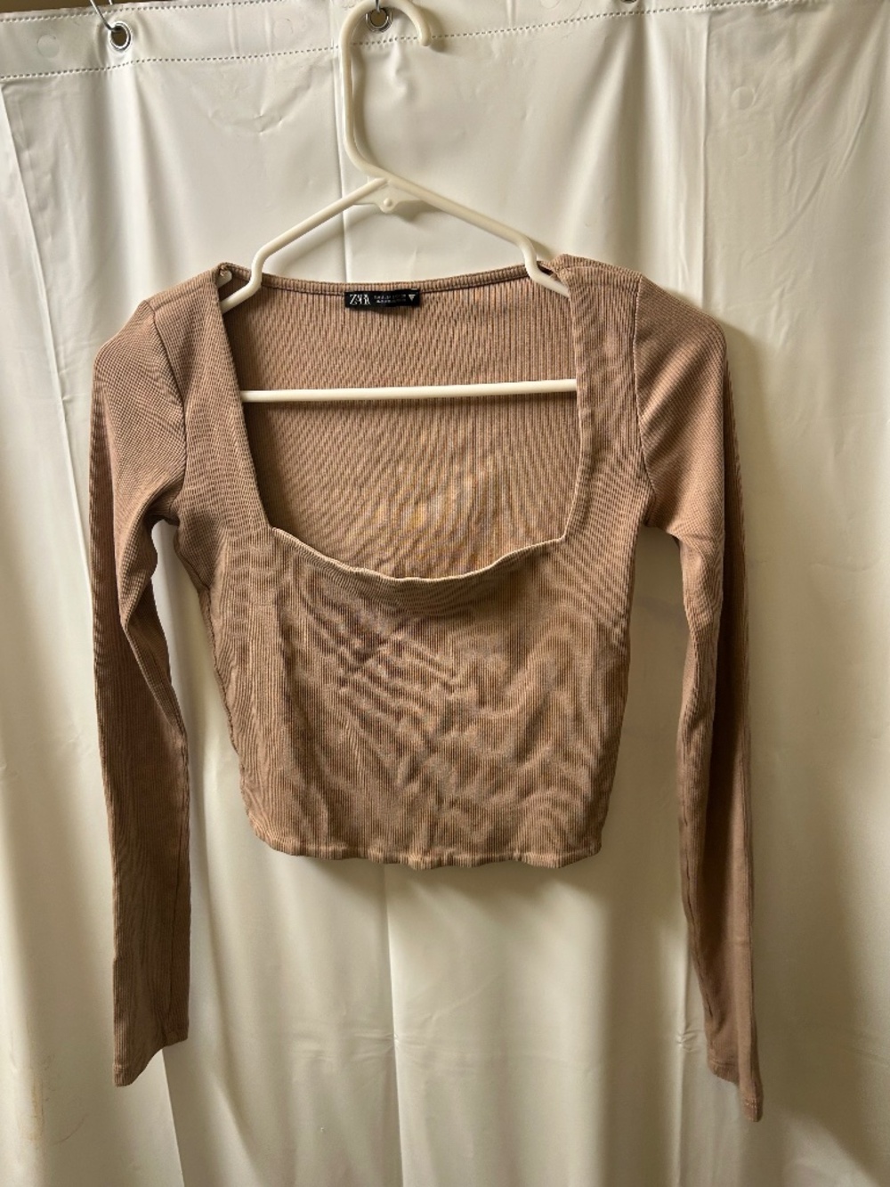 Zara Longsleeve Crop Top